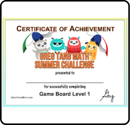 DIY – Tang Math Games